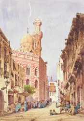 Eine Straße in Kairo